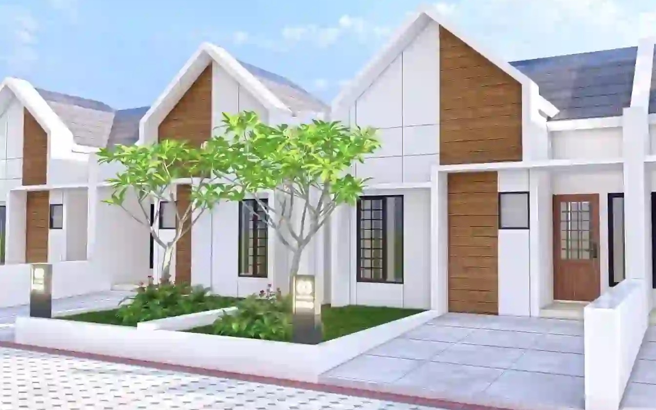 Rumah tipe Mizu di Kawa Living, Sedayu