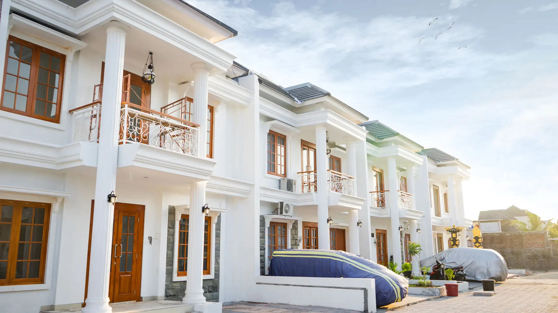 Deretan rumah Royal Mansion, Jambidan, Banguntapan, Bantul