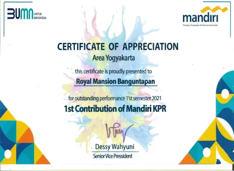 Penghargaan KPR Mandiri